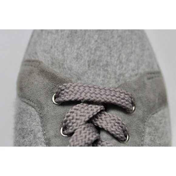 MAX MARA Cashmere & Suede Gray Sneakers Shoes, Size 40 10 - Picture 9 of 16